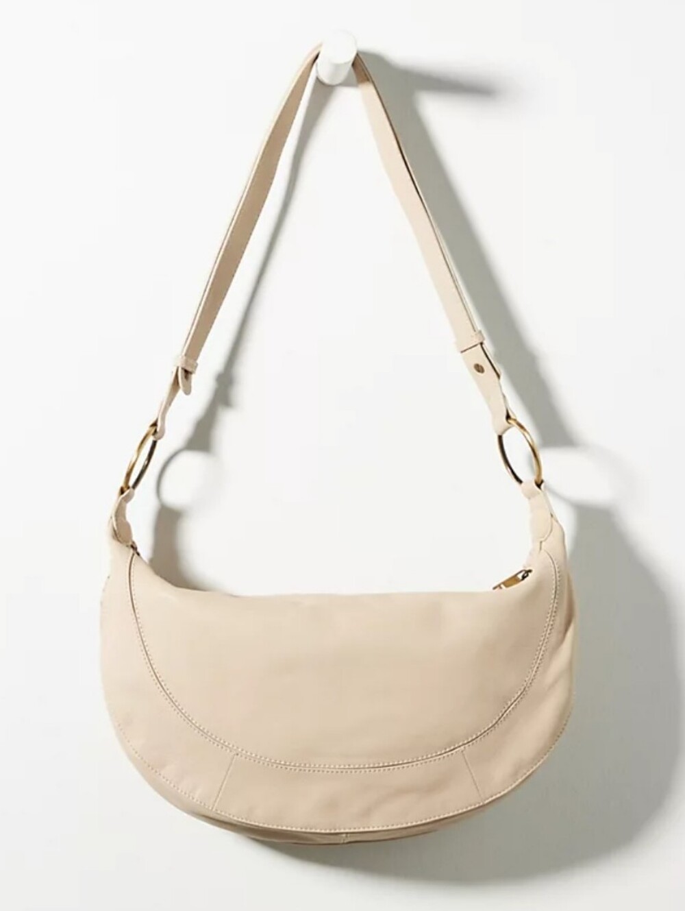Anthropologie Urban Originals Luna Crossbody Slouchy Crescent  Bag